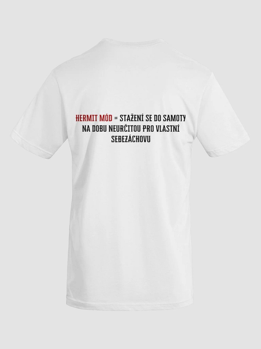 Hermit mód White T-shirt product image (4)