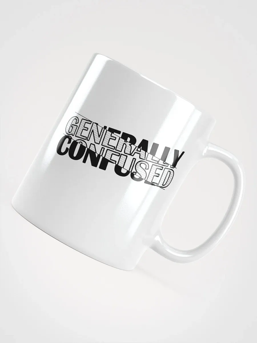 Generally Confused White Glossy Mug product image (4)