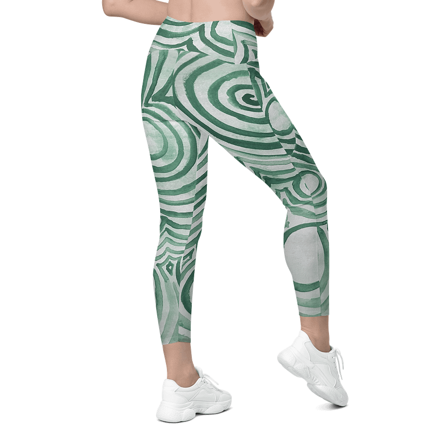 "Green Swirl" Yoga Pants product image (9)