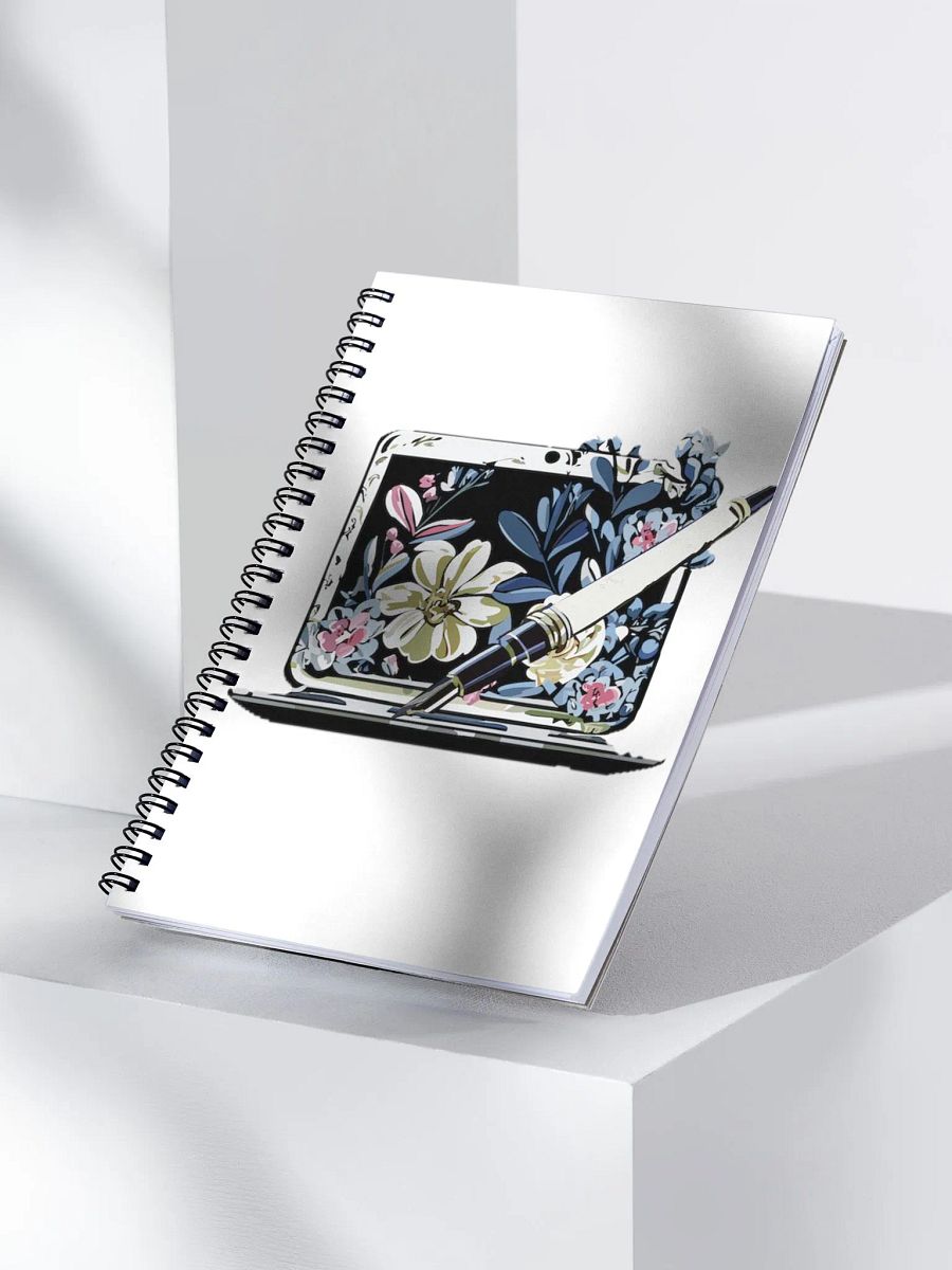 Spiral Notebook - Hand drawn computer imagery product image (3)