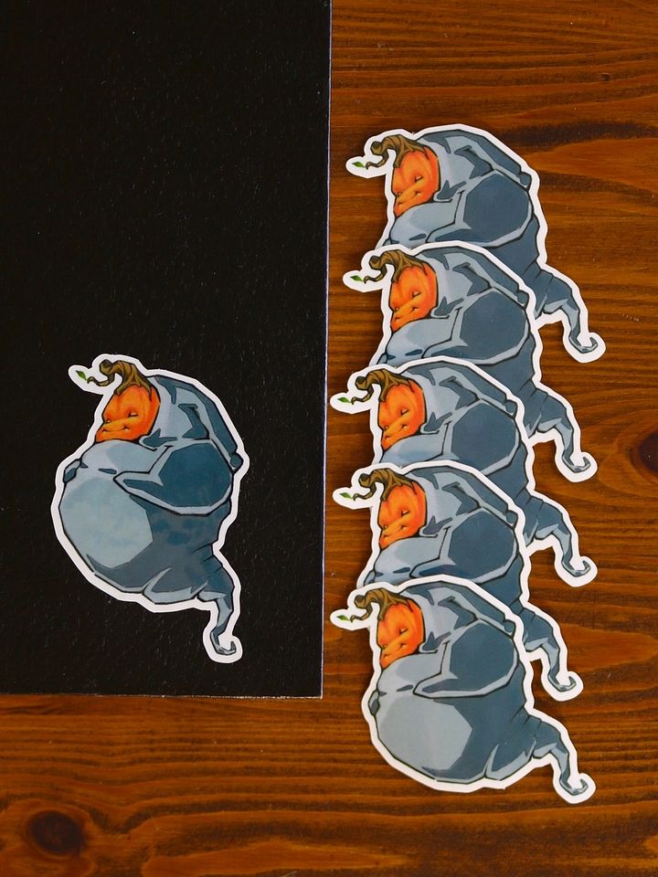 PUMPKIN GHOST STICKER product image (2)