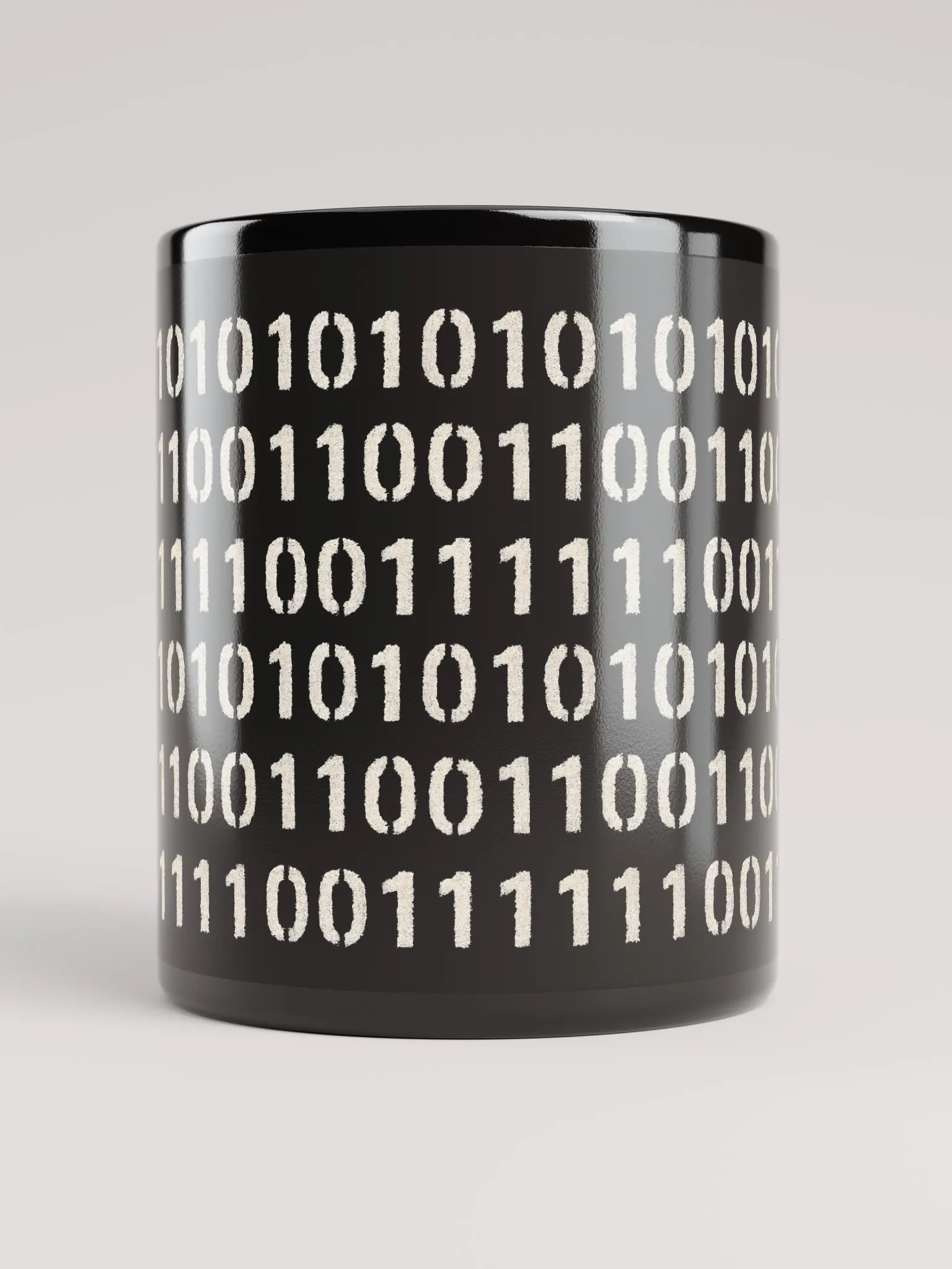 Black Binary Code Data Mug product image (5)