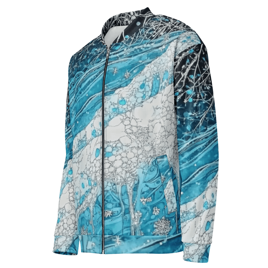 Winter Frost, Unisex Bomber Jacket product image (4)
