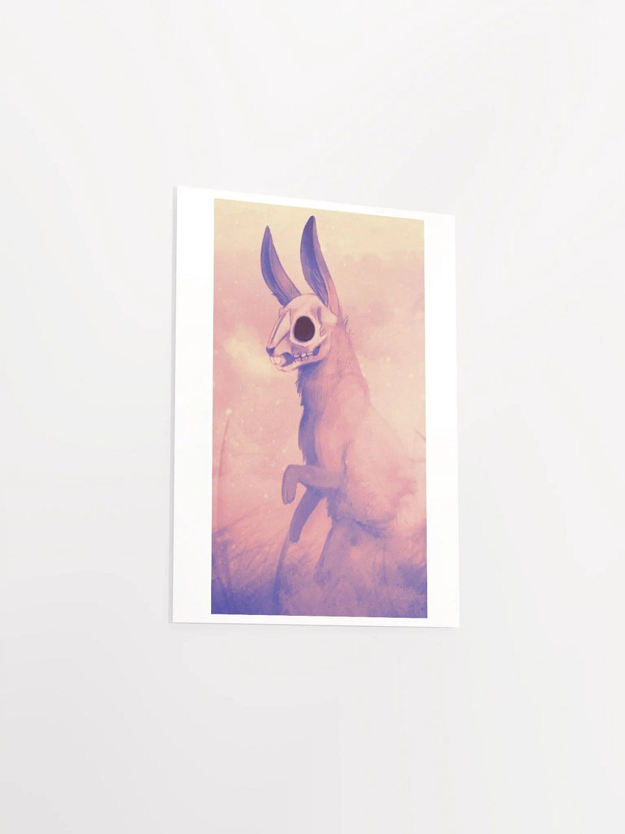 Skull Rabbit Print product image (3)