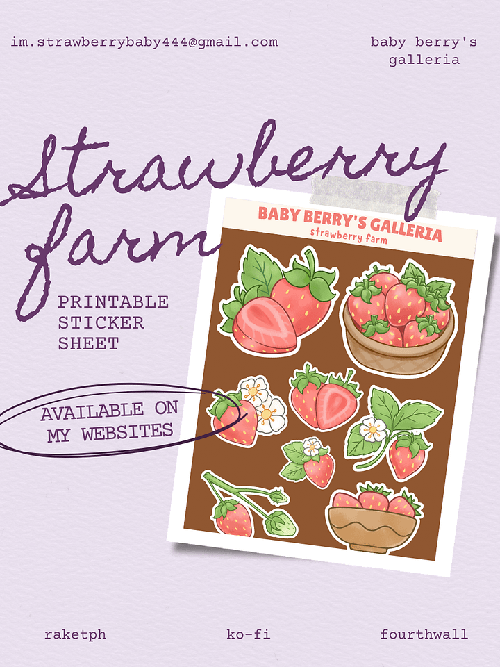Berry Sweet Sticker Pack product image (2)