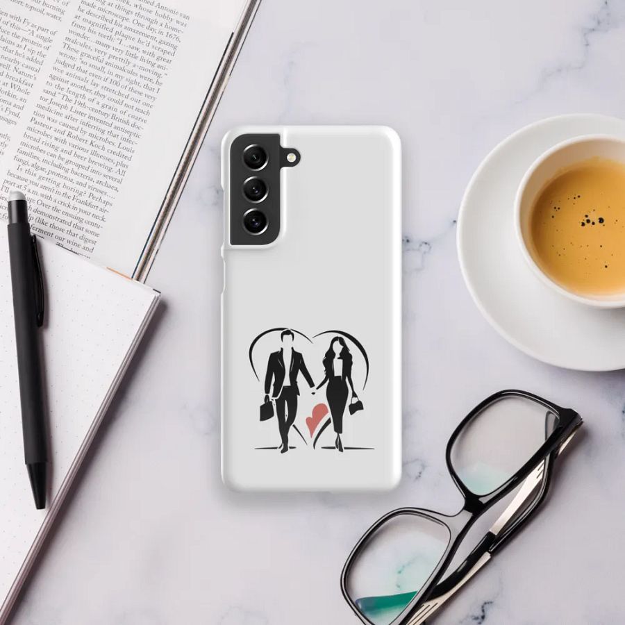 Modern Love Logo Snap Case for Samsung (White) product image (11)