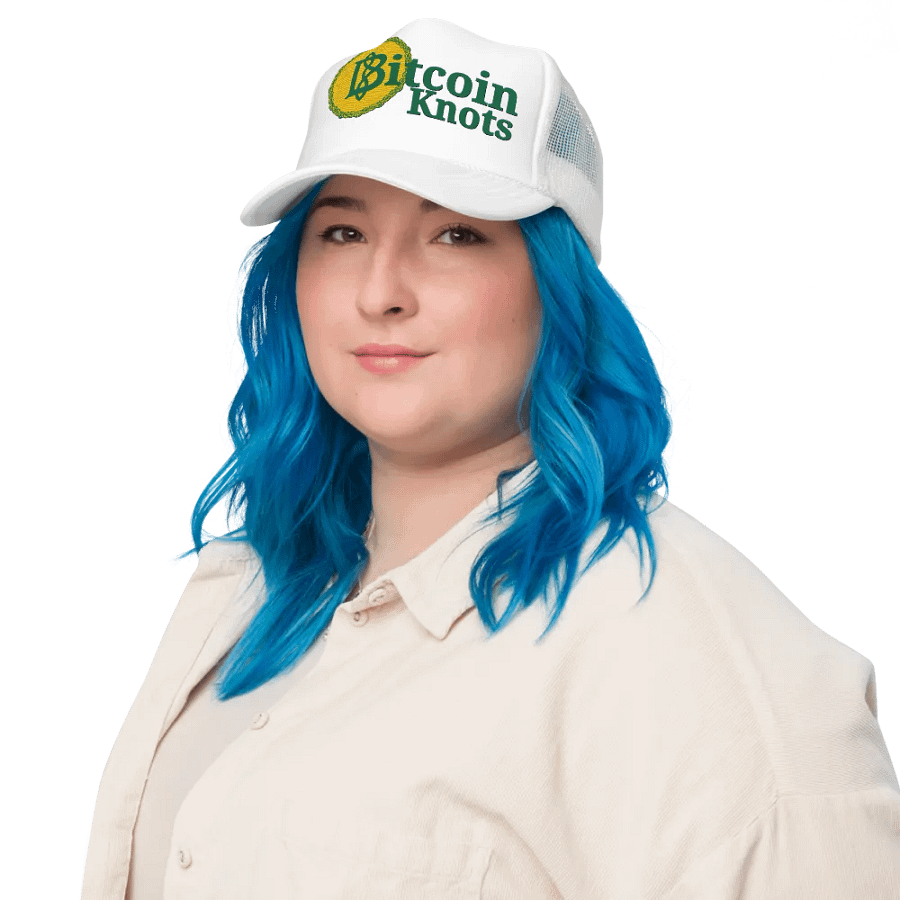 BITCOIN Knots White Hat product image (7)