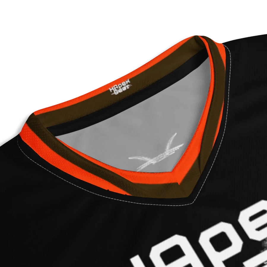 Capital UNCLE BUCK - Black - Recycled Unisex Sports Jersey - Black HApex Gear Black Logo product image (2)