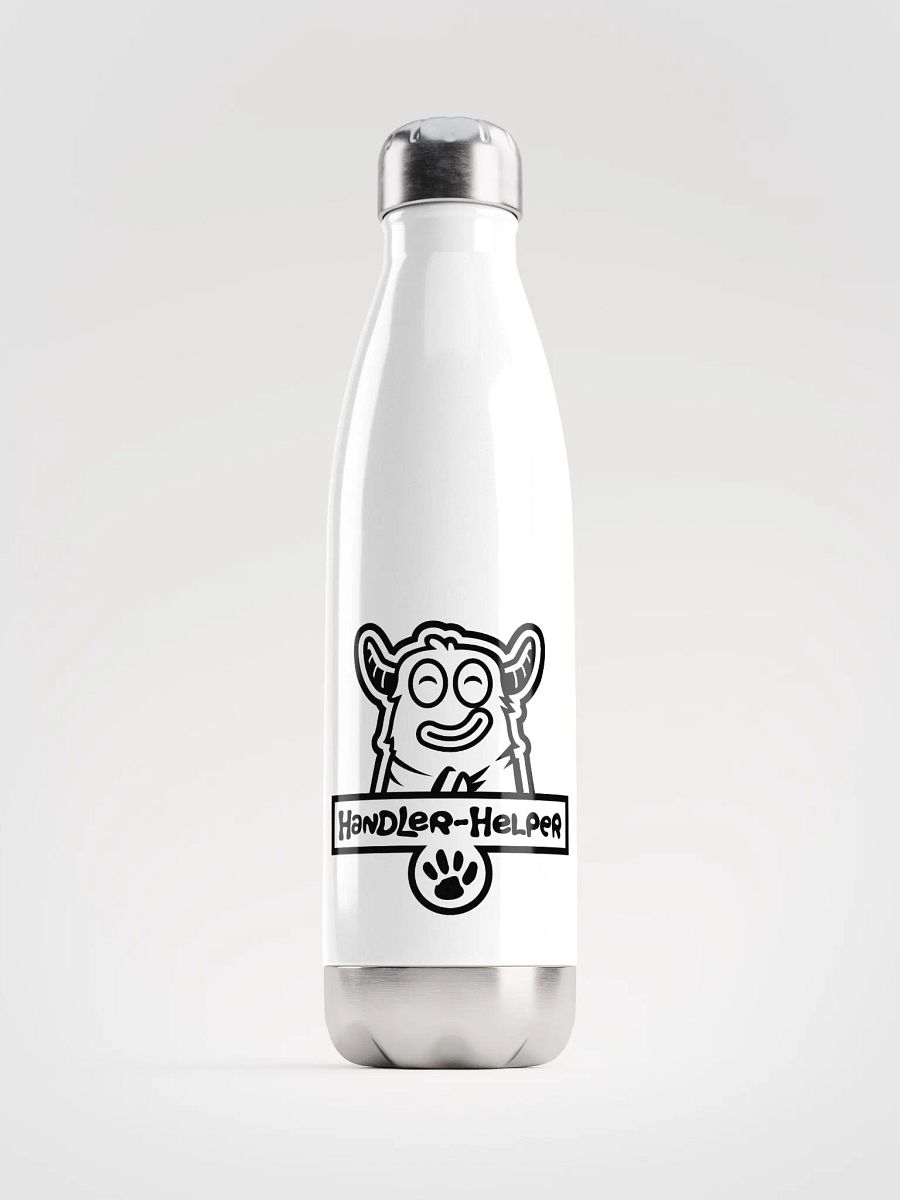 Handler-Helper Badge Black Logo Water Bottle product image (1)