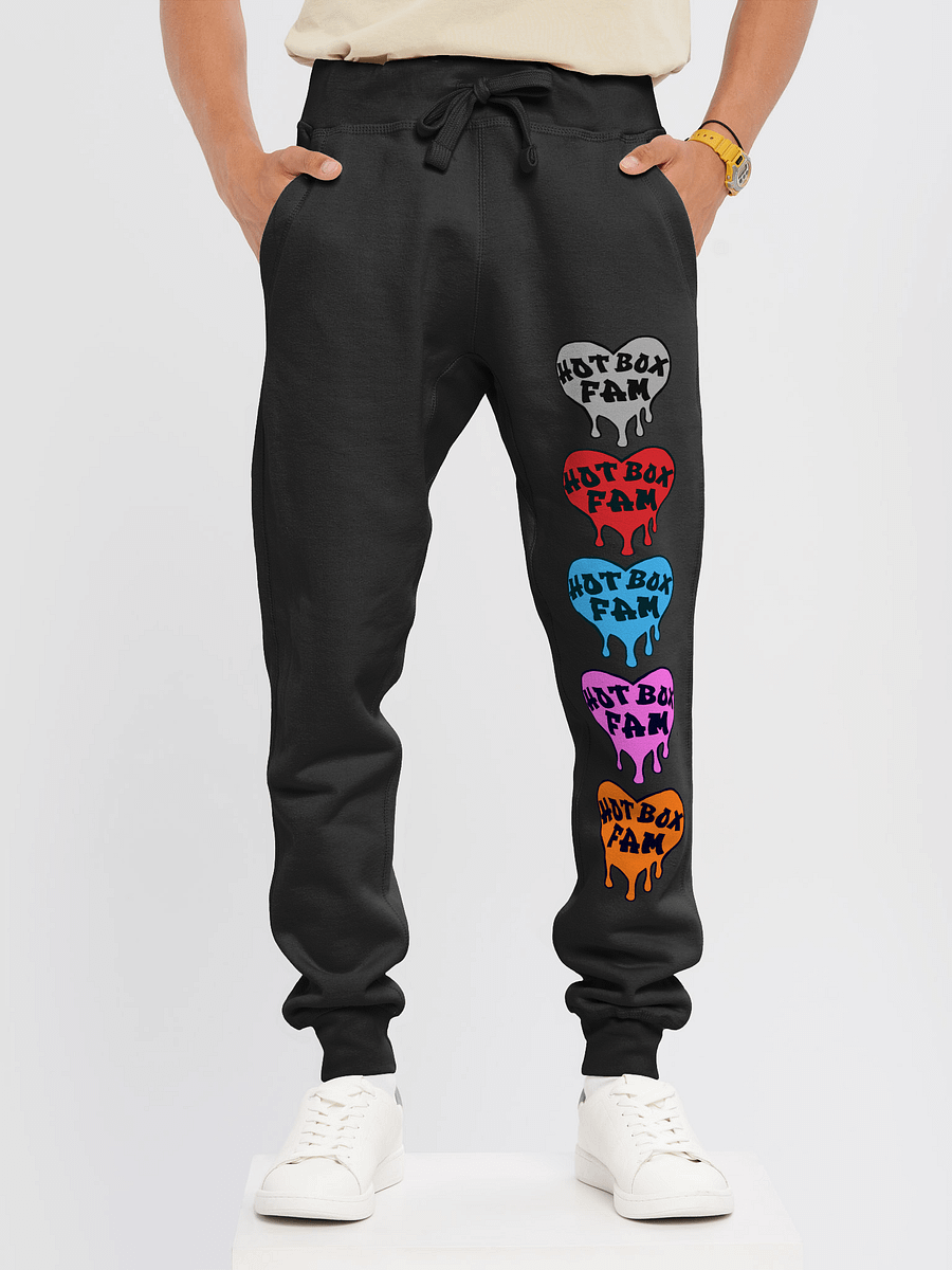 UNISEX HOT BOX FAM SOLID LOGO SWEAT PANTS product image (15)