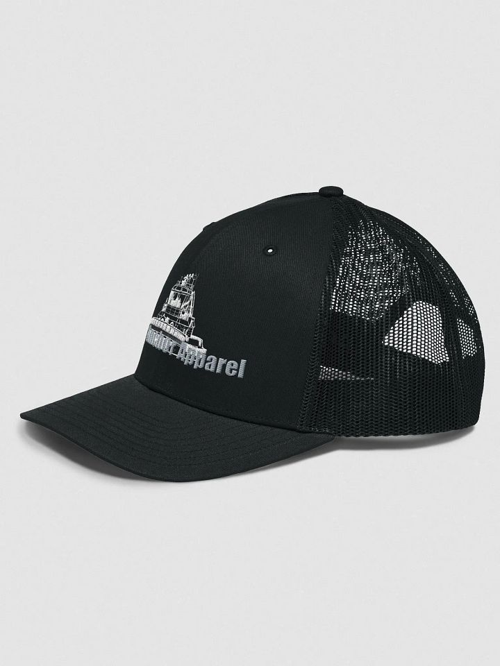 White Athena tug Richardson Trucker Hat product image (2)