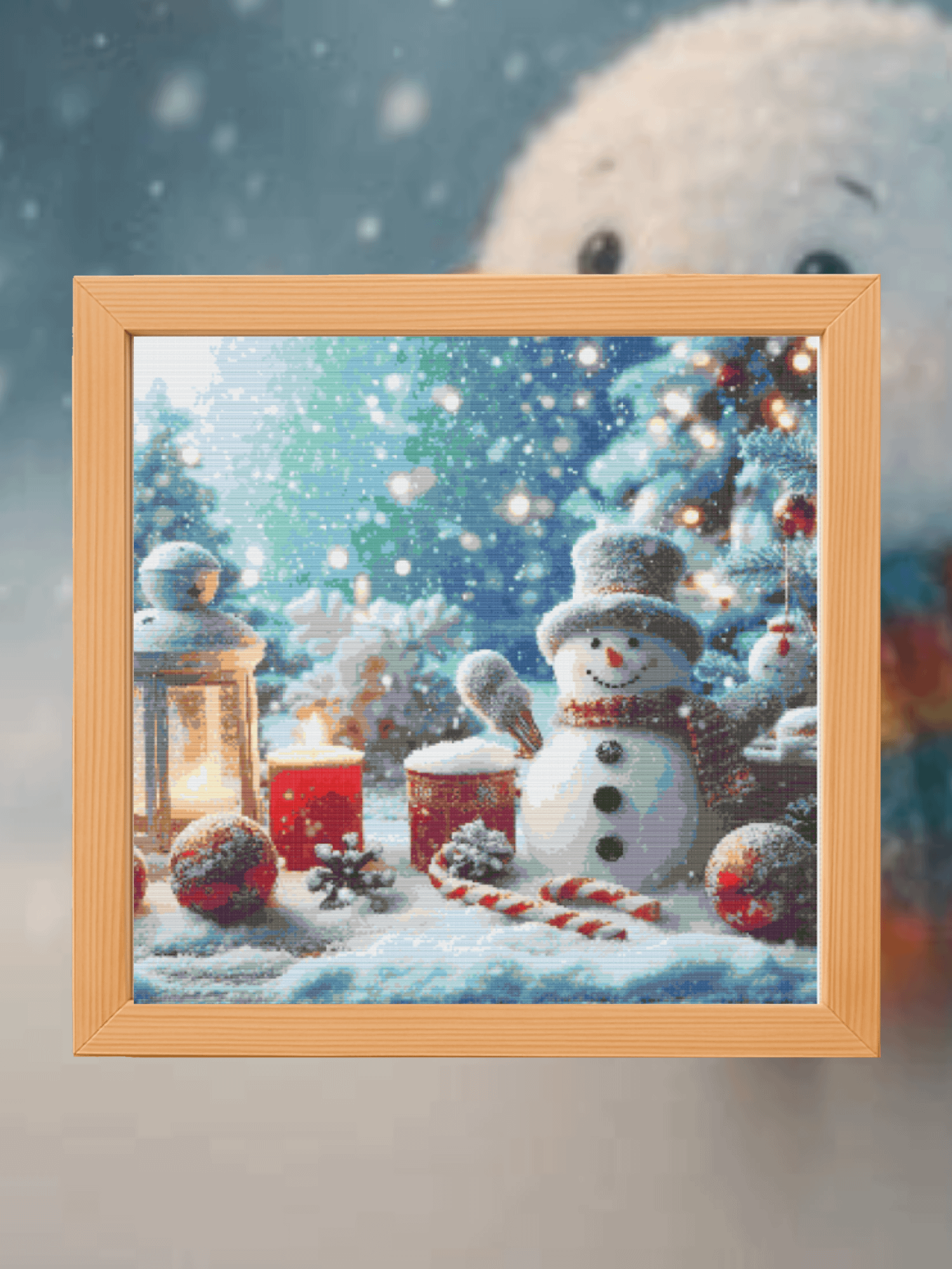 Frosty's Wonderland Cross Stitch Pattern product image (1)