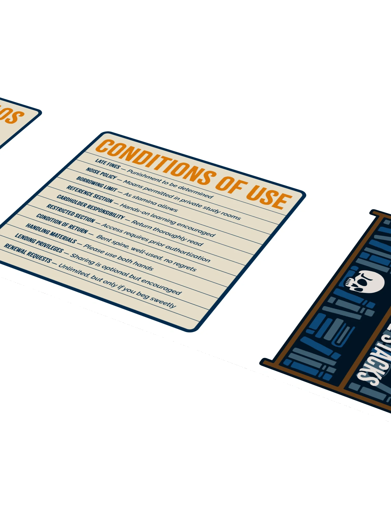 Library of Chaos Kiss Cut Stickers product image (4)