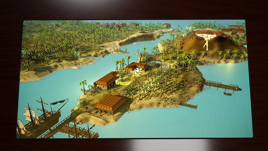 Karamja | Premium Wide OSRS Desk Mat product image (3)