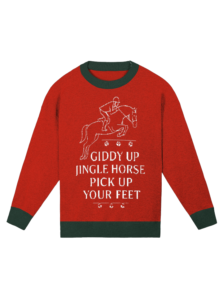 The Giddy Up Jingle Horse Sweater product image (1)