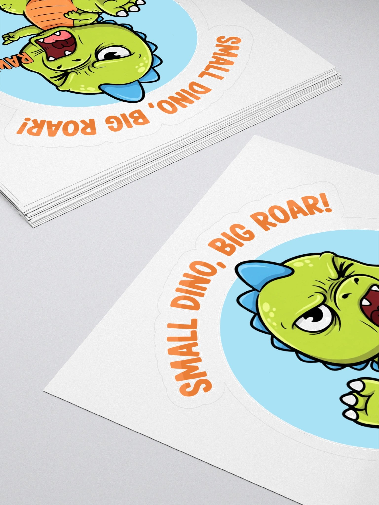 Dino Tiny Roar Power Kiss Cut Sticker product image (4)