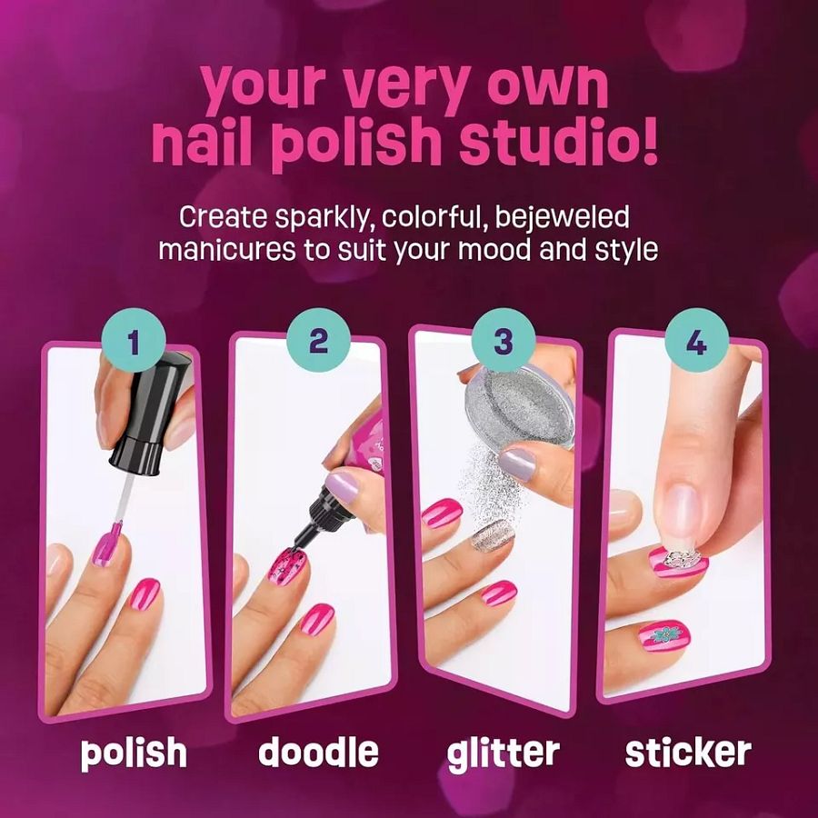 Nail Art Studio for Girls - Nail Polish Kit for Kids Ages 7-12 Years Old - Girl product image (3)