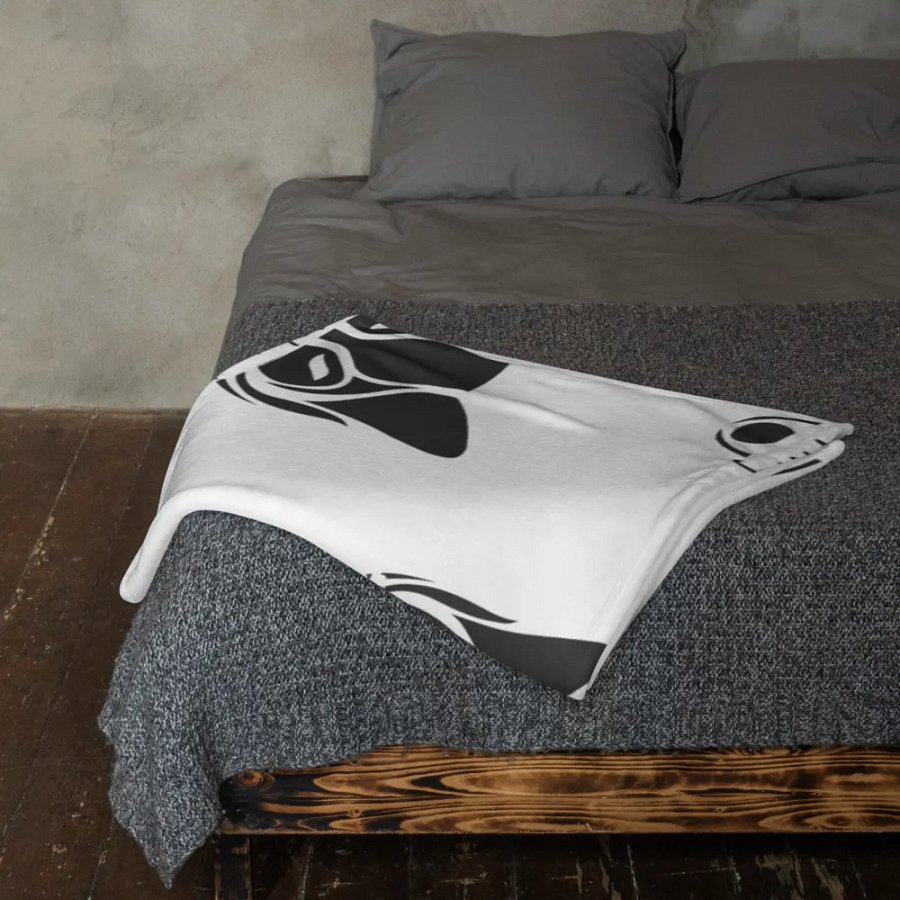 Floof Ninja Throw Blanket - 50″ × 60″ (127 × 153 cm) product image (11)