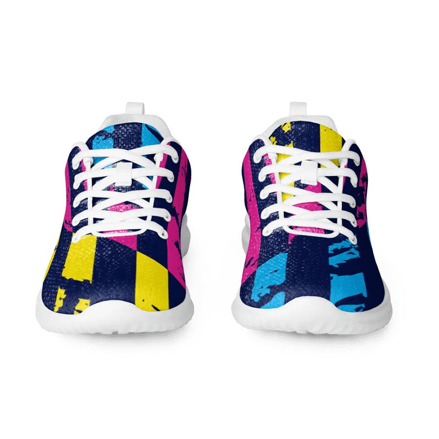Grunge Stripes Men's Athletic Shoes product image (4)
