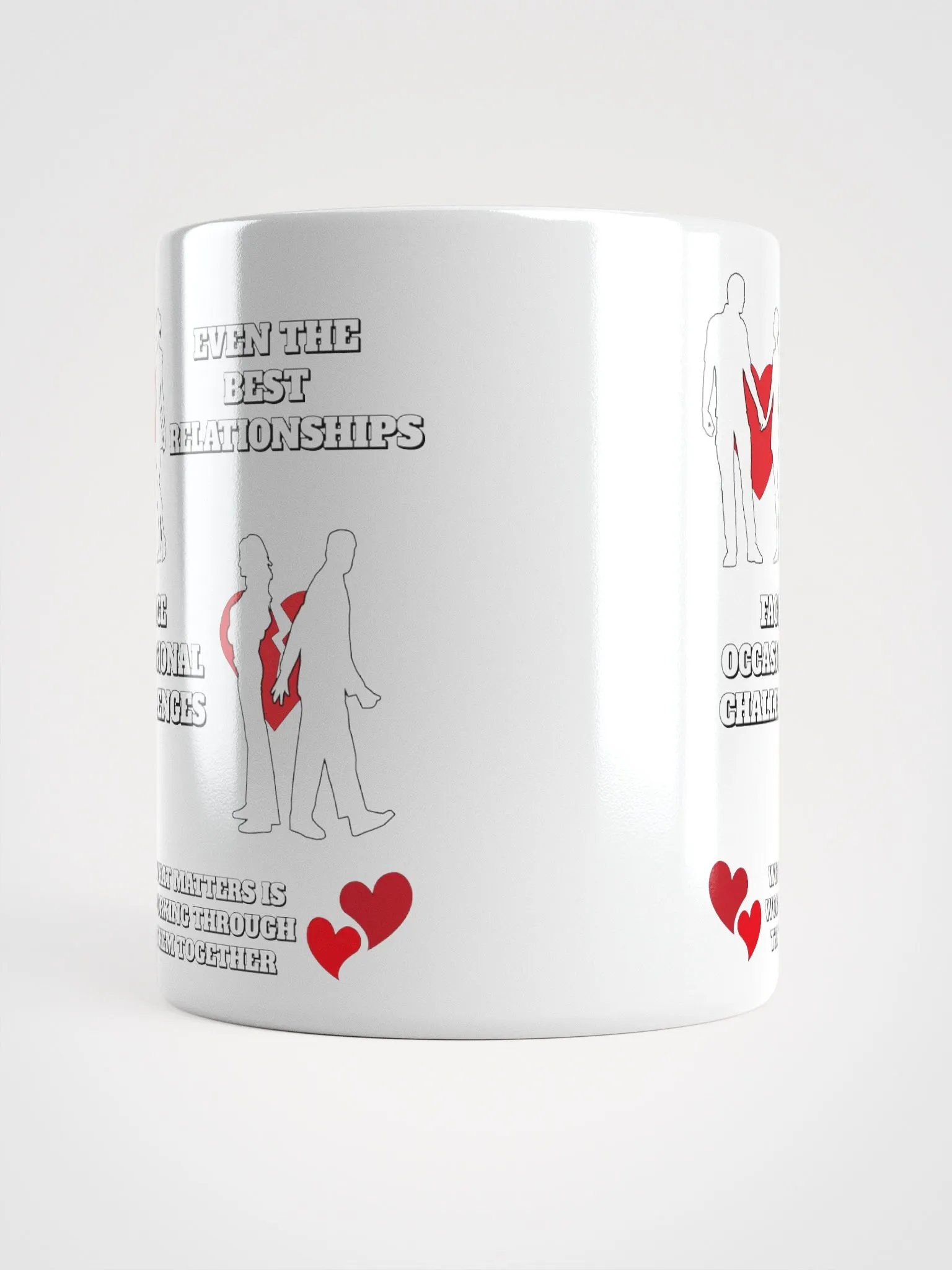 Even The Best Relationship Face Occasional Challenges - White Mug product image (15)