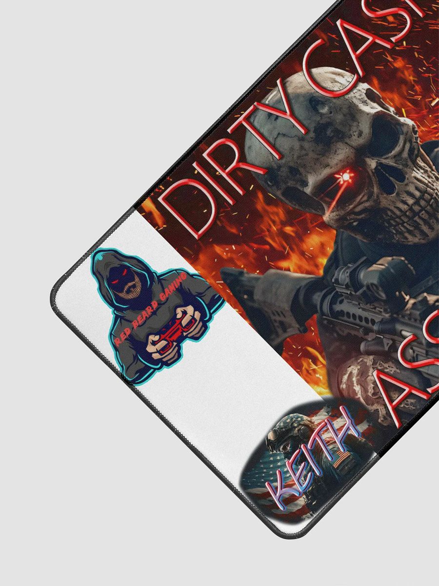 Red beard gaming and DCA founders mouse pad product image (3)
