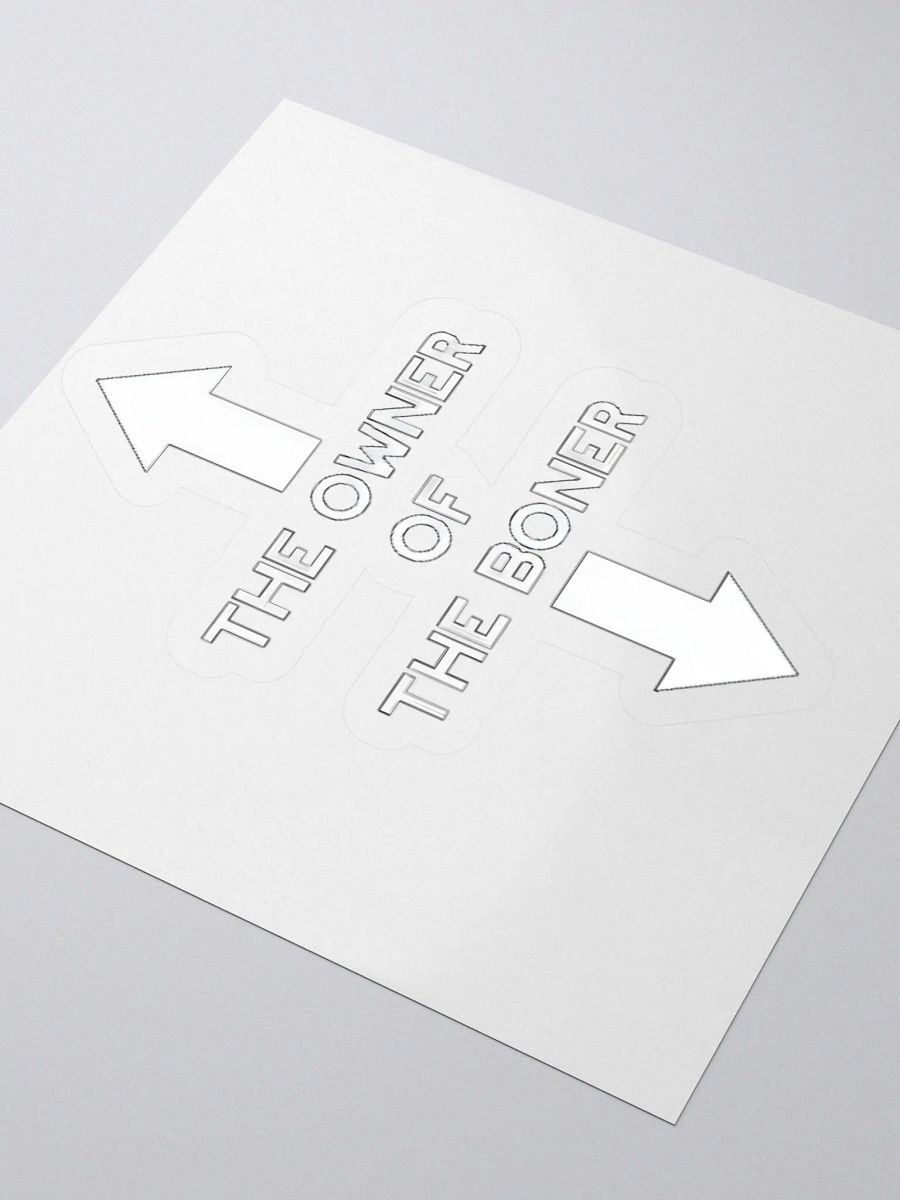 The Owner Of The Boner Sticker product image (3)