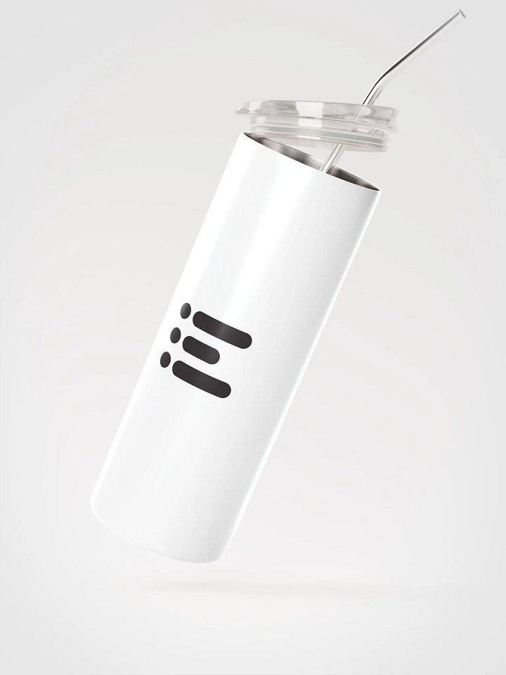 White Stainless Steel Tumbler product image (2)