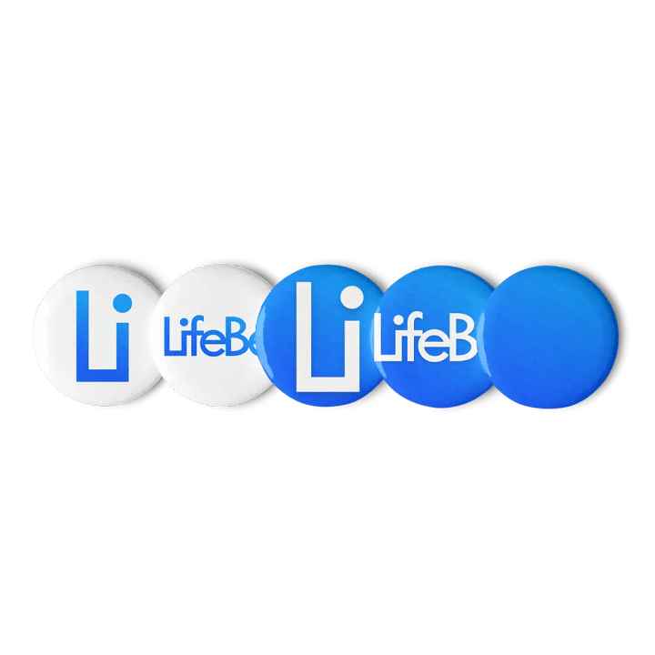 LifeBe Set of Pin Buttons product image (1)
