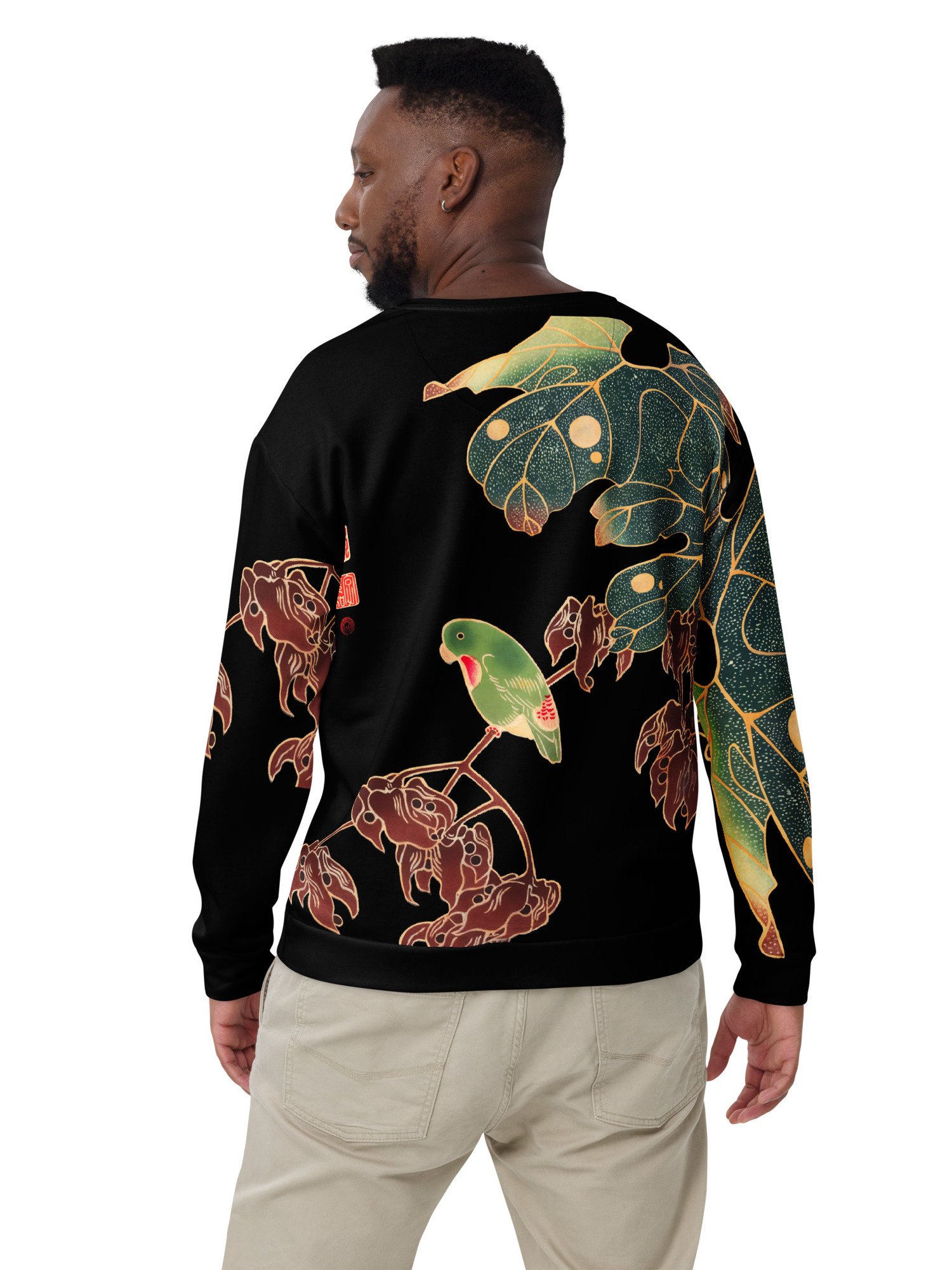 Birds All-Over Print Recycled Unisex Sweatshirt product image (6)