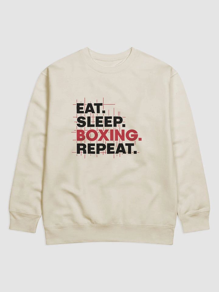 Eat Sleep Boxing Repeat Podcast Sweatshirt product image (4)