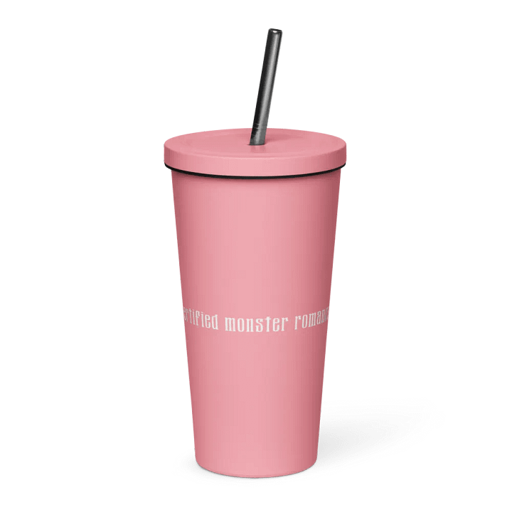 Certified Monster Romancer Tumbler with Straw - Pink product image (1)