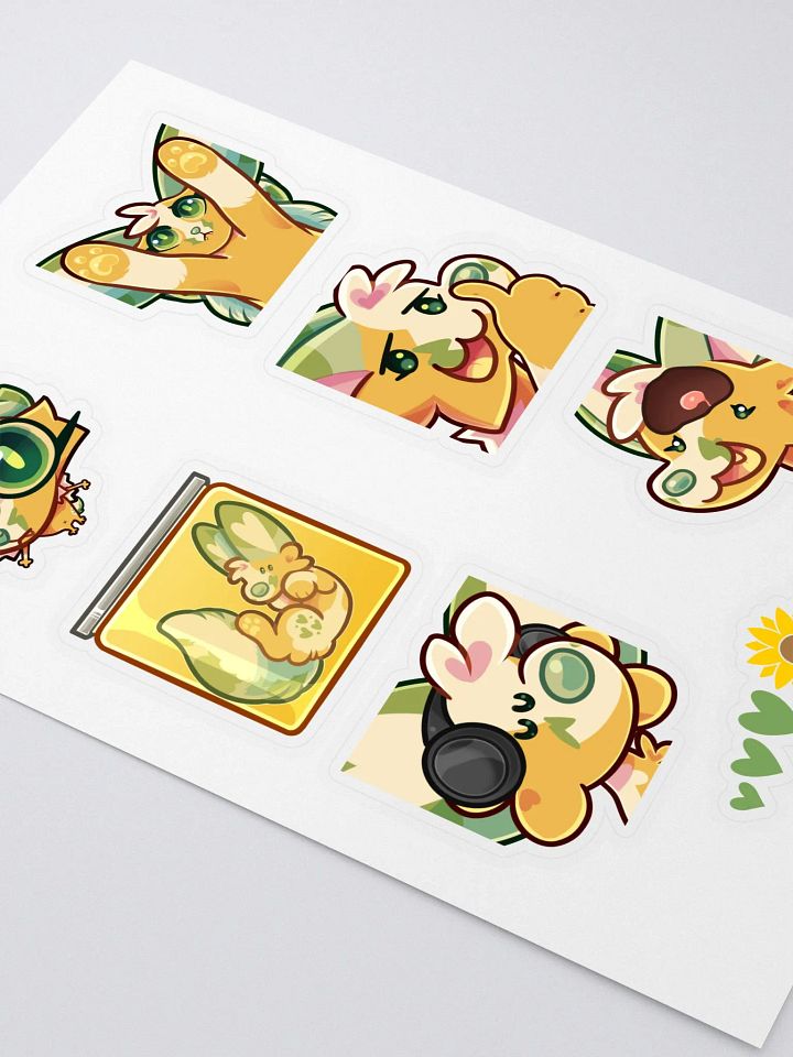 Milu Emote Sticker Sheet 2 product image (2)