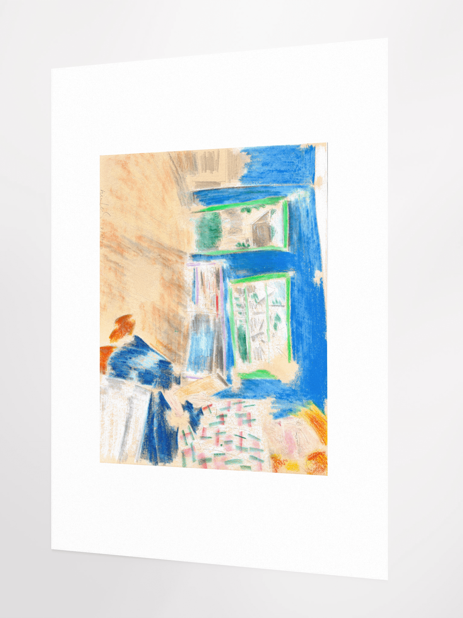 San Writing 02.8.87 Print product image (3)