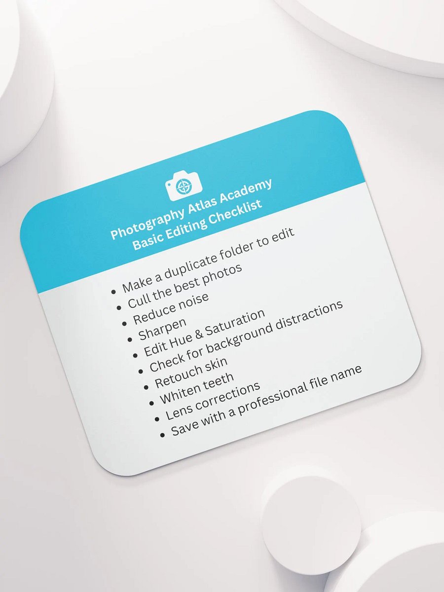 Basic Editing Checklist Mousepad product image (7)