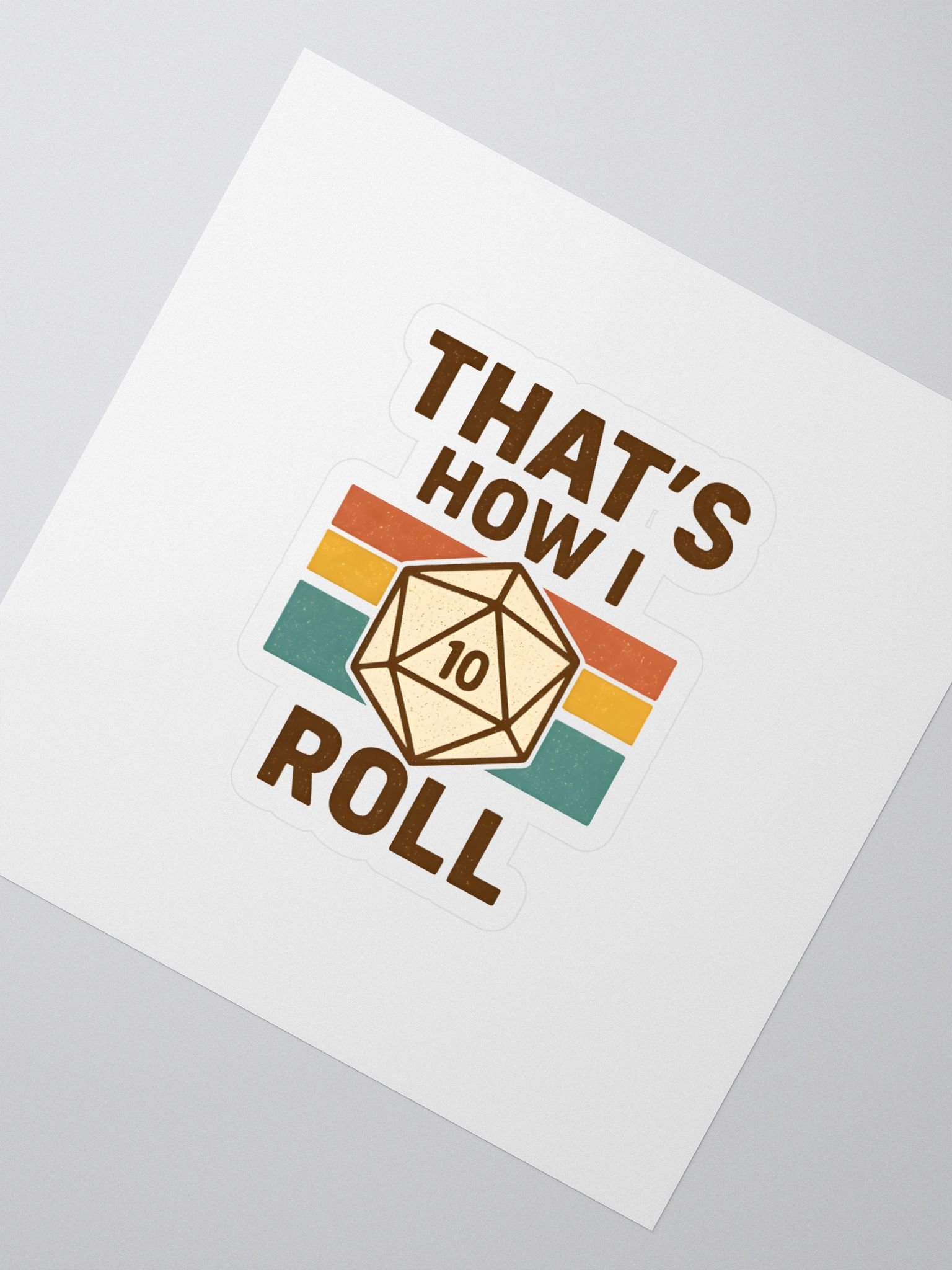 That's How I Roll Sticker product image (3)