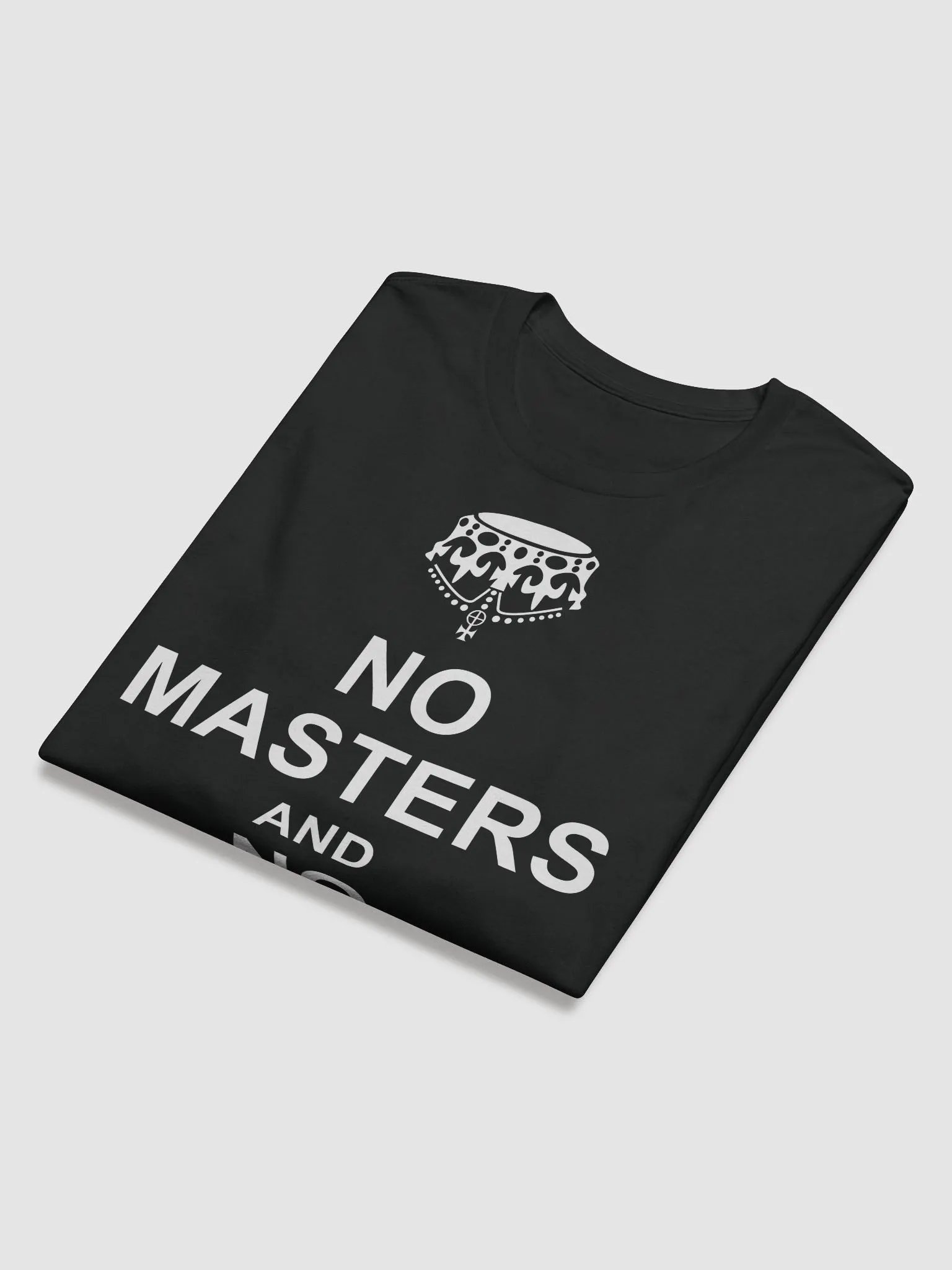 No Masters No Slaves Black Long product image (6)