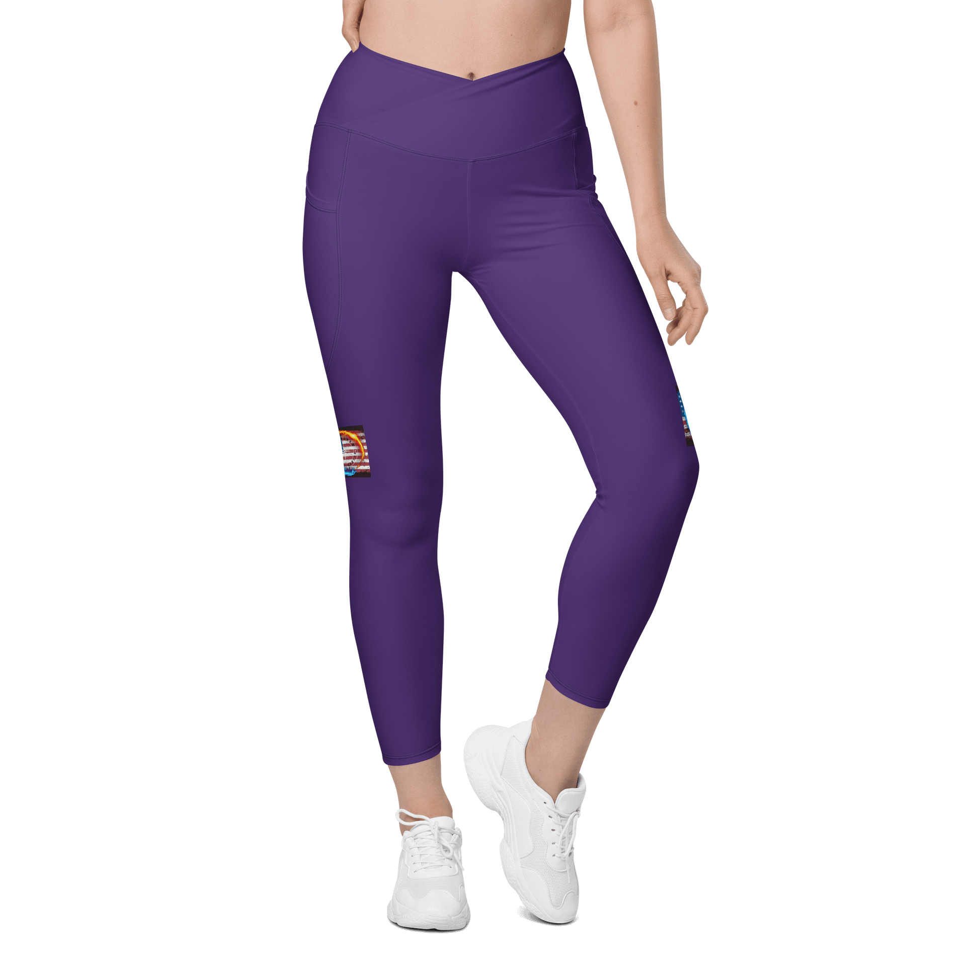 Leggings w pockets small logo product image (1)