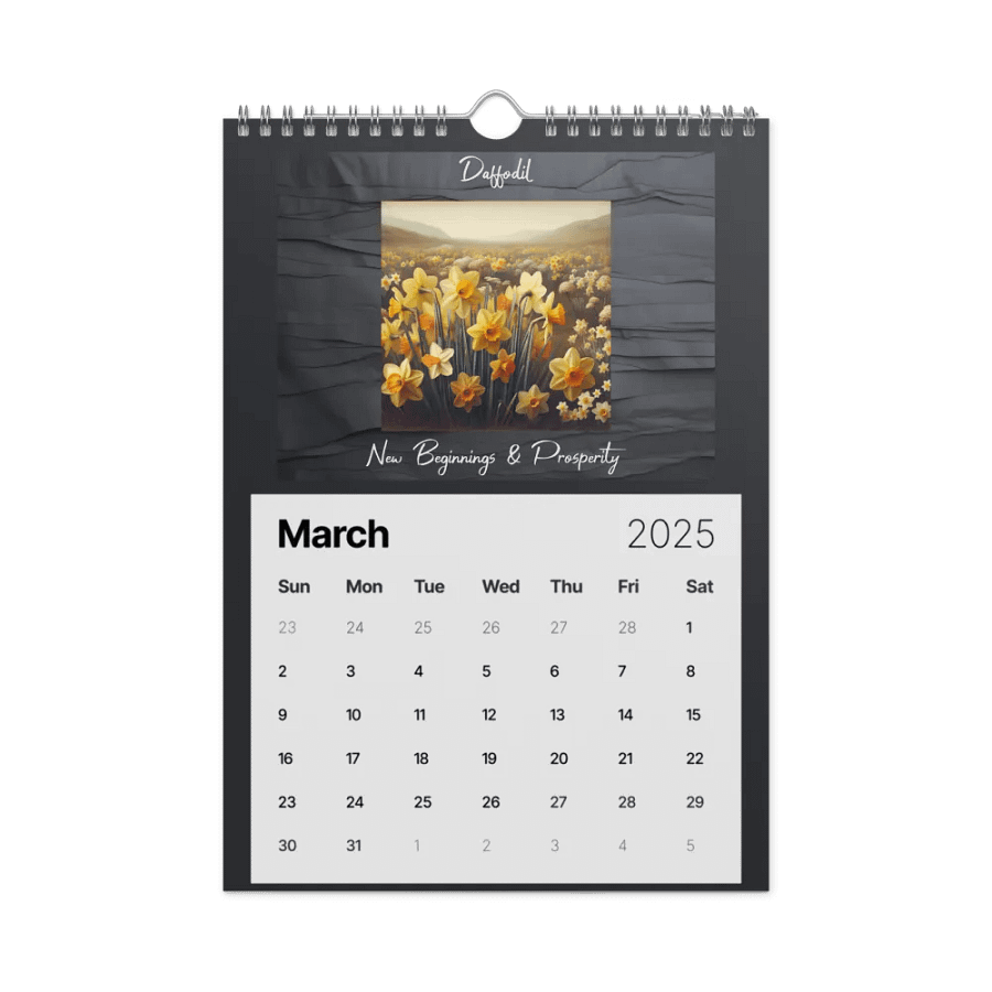 2025 Flowers of the Month Calendar product image (30)