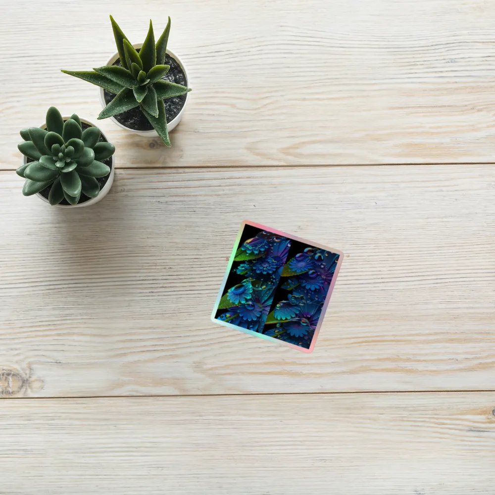 Kawaiikitten Exclusive Premium Dew Drop Holographic Sticker product image (10)