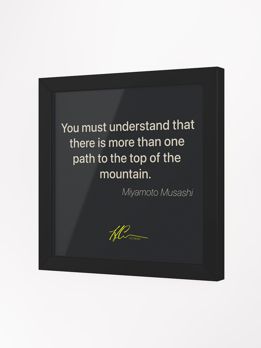 Miyamoto Musashi Q8 - Framed Poster product image (2)