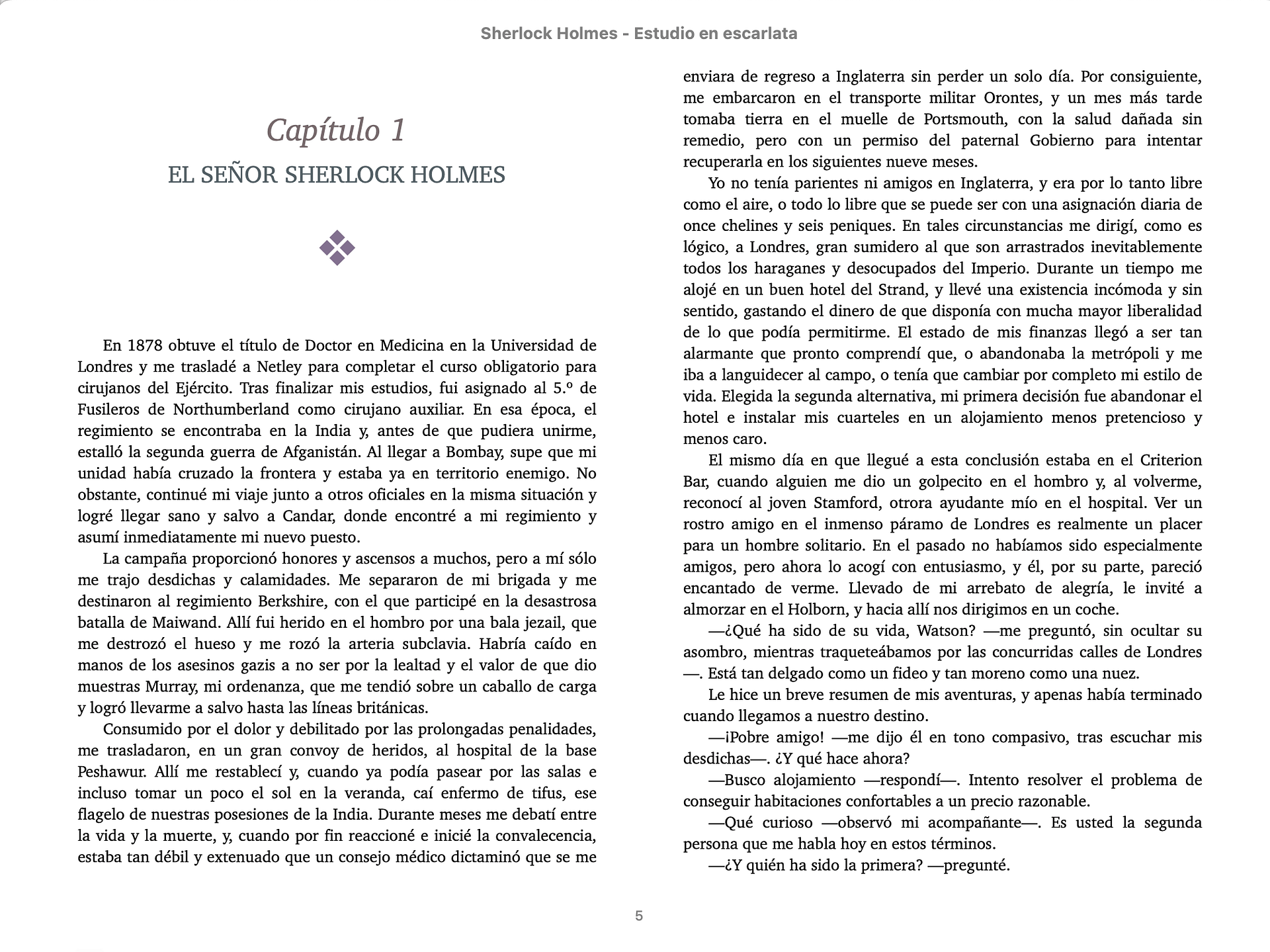 Sherlock Holmes en Estudio en Escarlata de Arthur Conan Doyle - E-book product image (3)