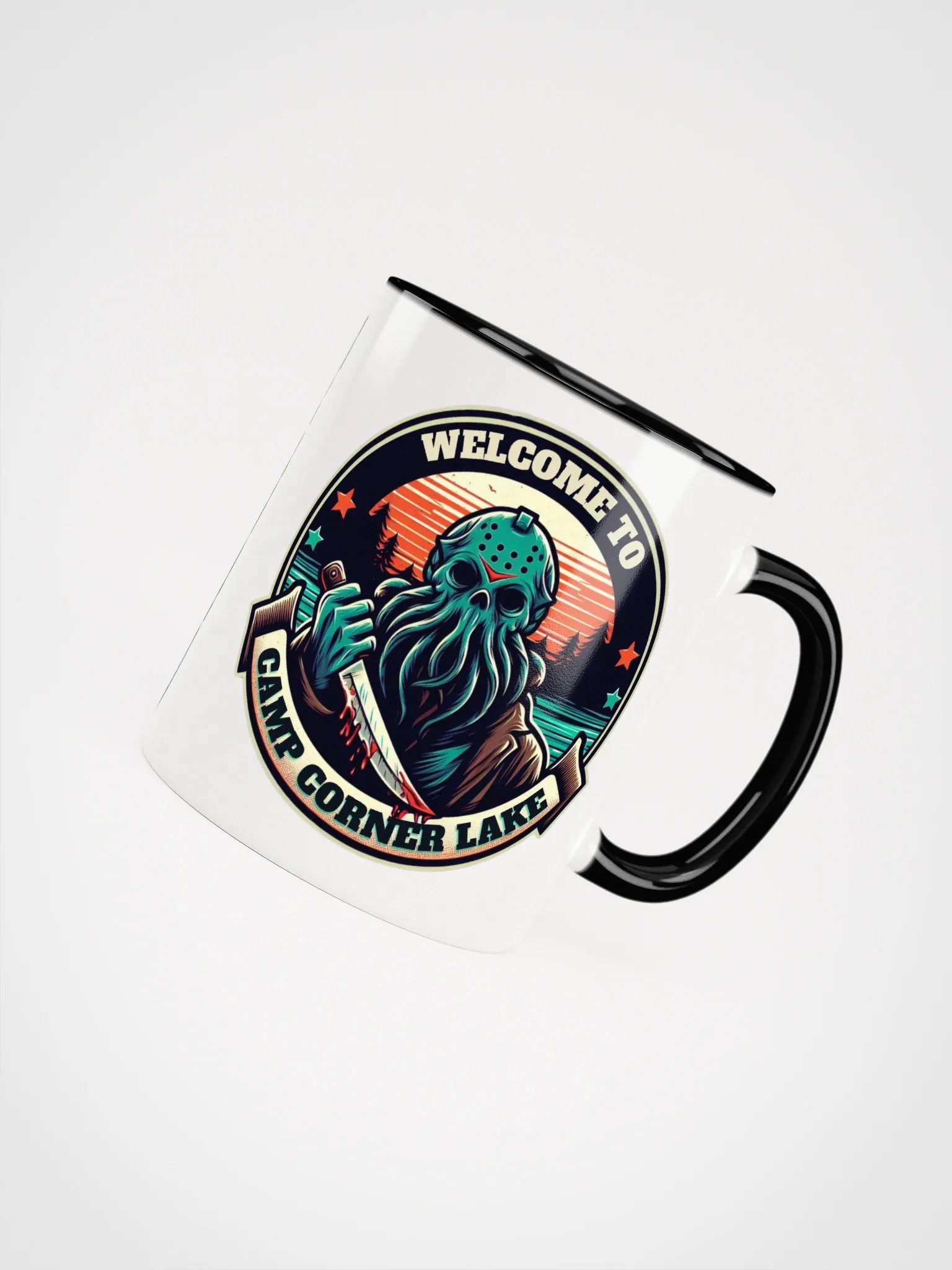 Welcome to Camp Corner Lake Inside-Colored Mug product image (4)