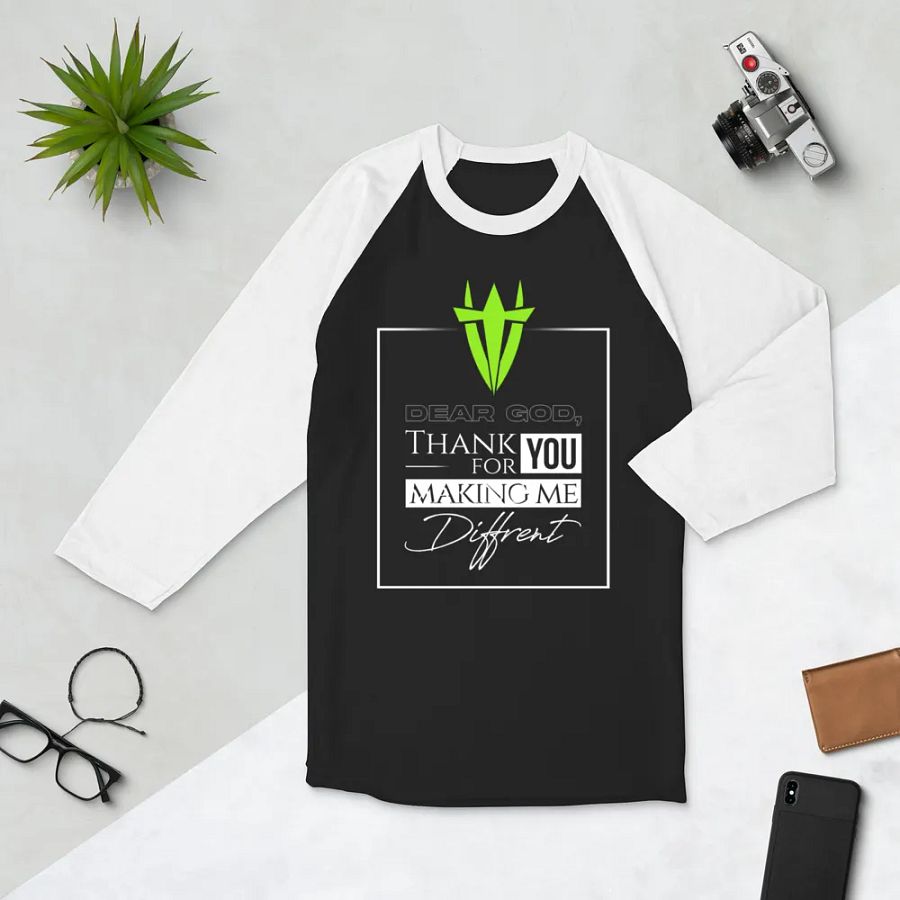 Jersey Raglan Tee: Dear God product image (5)
