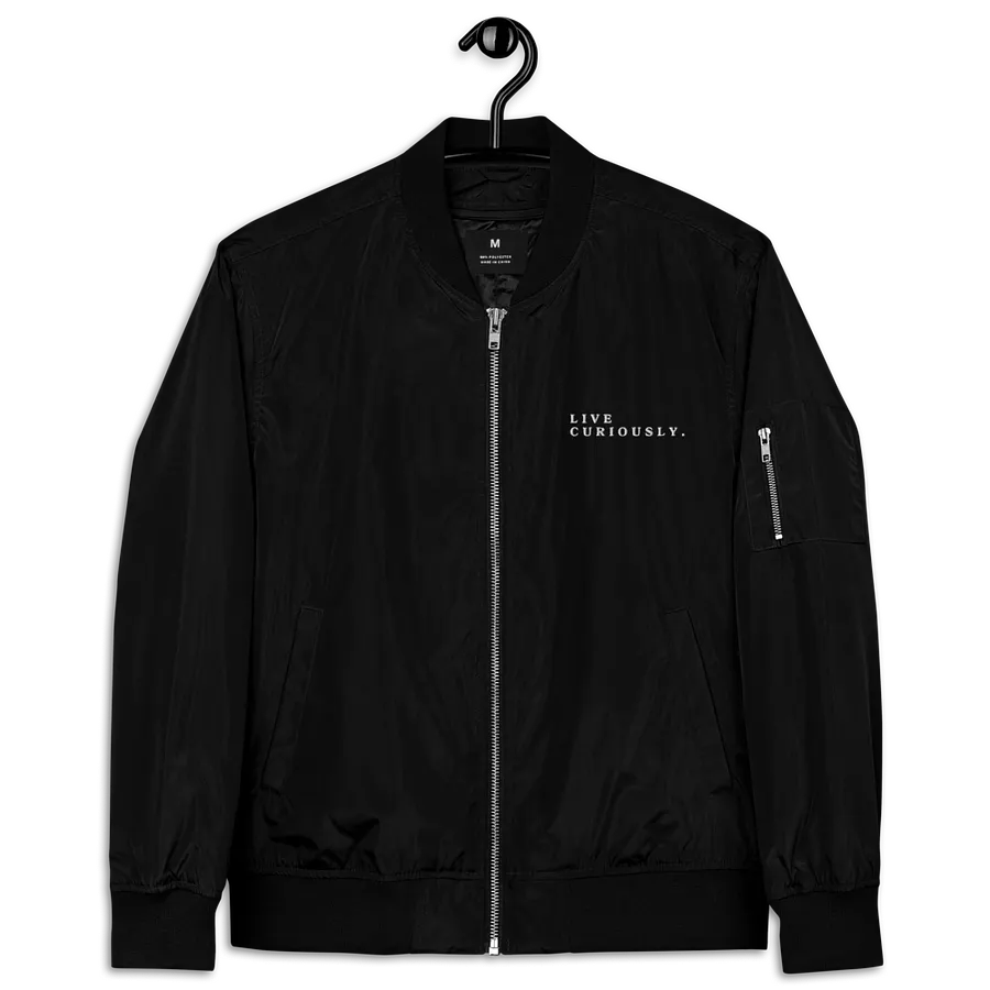 Live Curiously Embroidered Bomber Jacket product image (5)