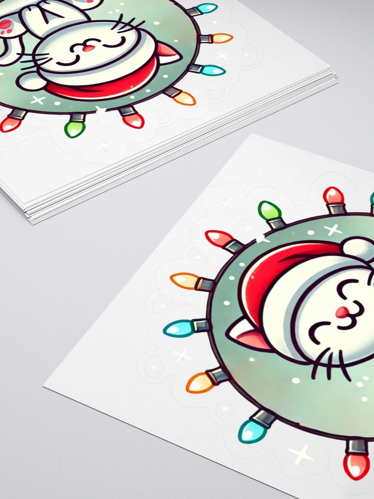 Merry Catmas Lights Sticker product image (11)