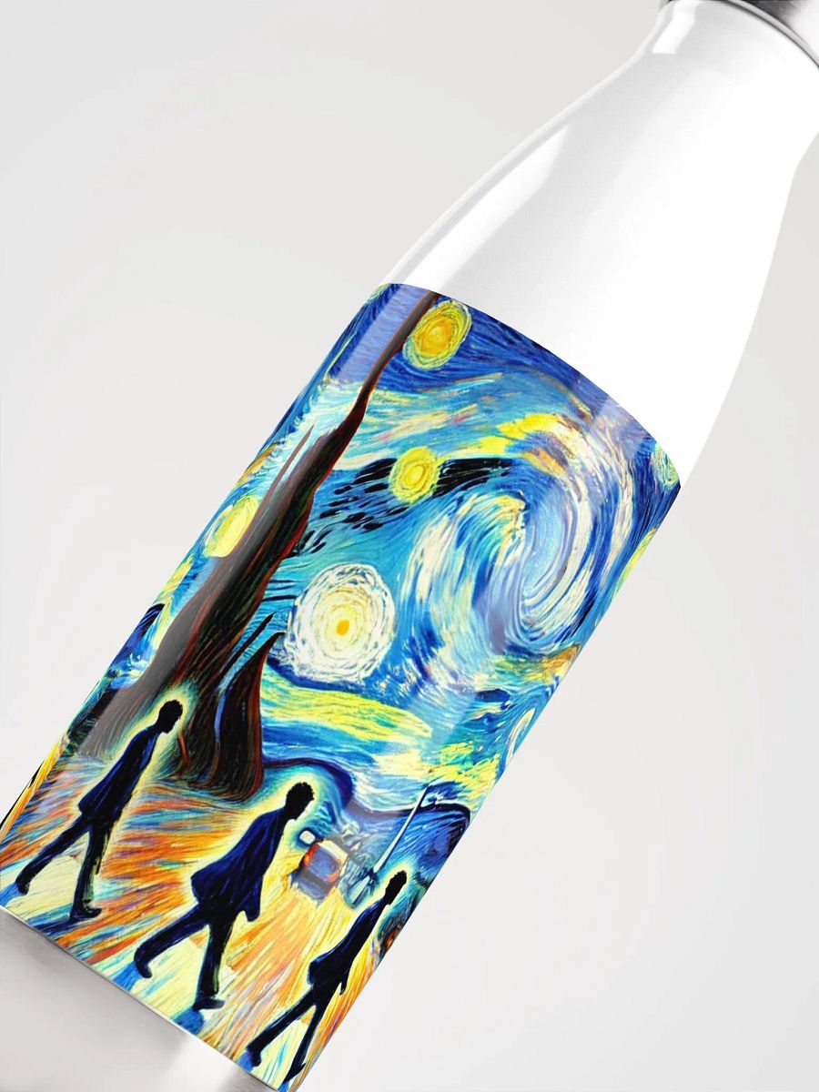 💧 The Beatles – Abbey Road Van Gogh-Inspired Stainless Steel Water Bottle product image (9)