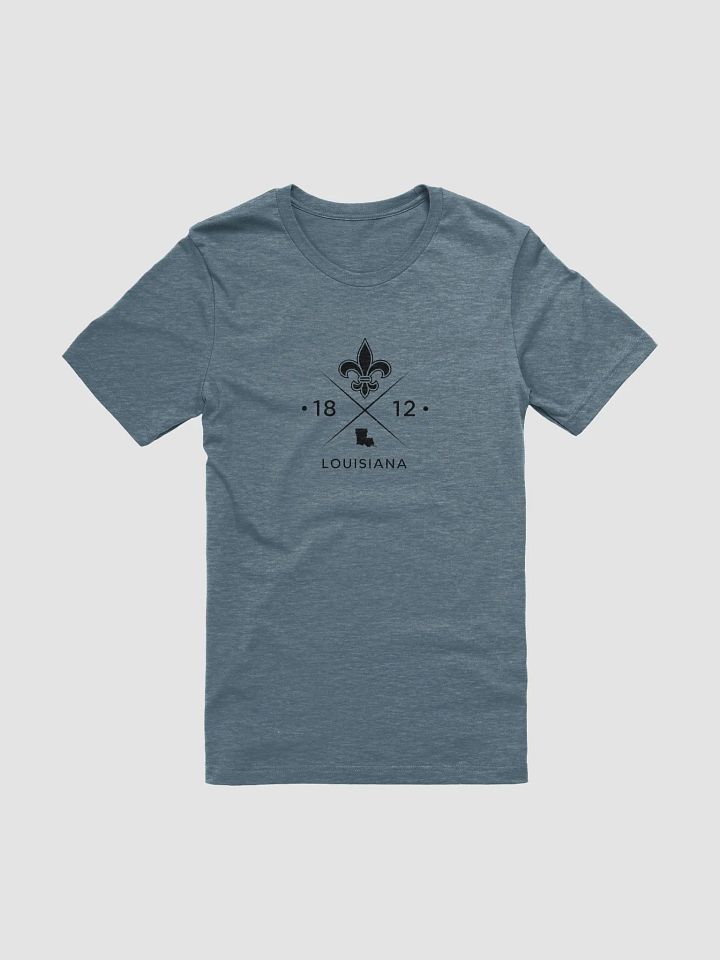 Louisiana Map Fleur-de-Lis T-Shirt product image (1)