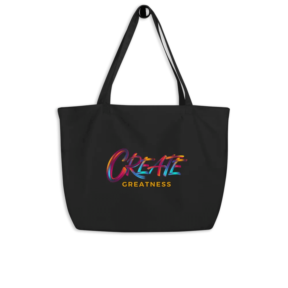 Create Greatness Rectangular Tote Bag product image (4)