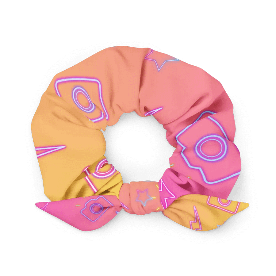 Funky Fotog Scrunchy Pink & Orange Neon product image (1)