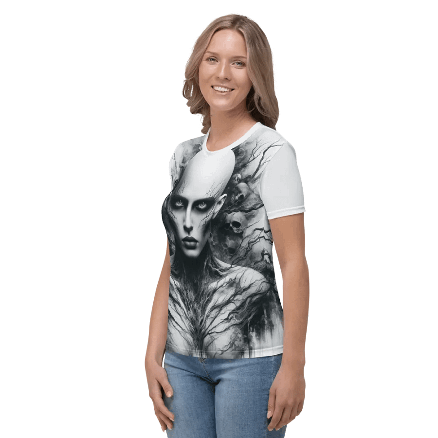 Gothic Branches Bald Head Women's Tee product image (3)